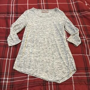 Chico's Heather Gray Top Size 0
